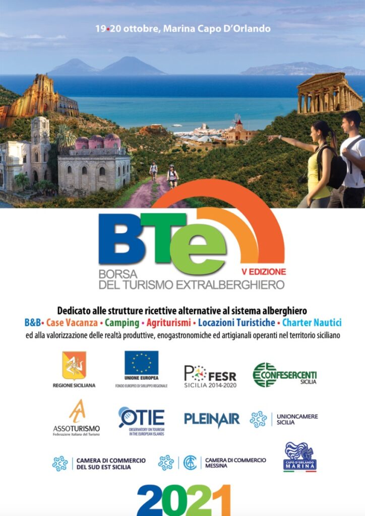Confesercenti Sicilia, al via la V BTE – Borsa del turismo extralberghiero: analisi, seminari, l’area expò aperta a tutti e gli incontri b2b con buyer nazionali e internazionali